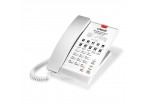 Alcatel Lucent - VTech A2210 Silver-Pearl Contemporary Analog Corded Desk & Bed Phone, 1-Line, 10 Speed Dial keys - 3JE40033AA